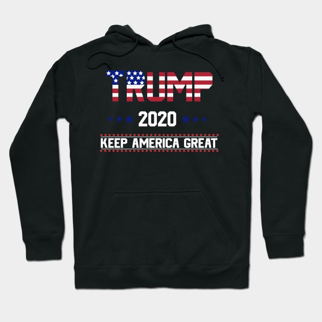 Trump 2020 Keep America Great Hoodie by SrboShop